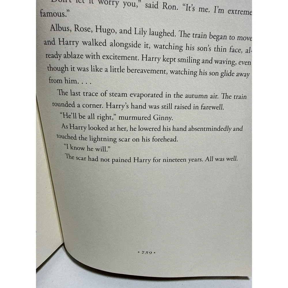 Harry Potter‎ and the Deathly Hallows Book 7 First Edition Jul 07 759 Page Error